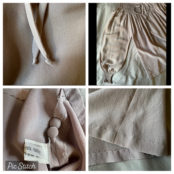 Vintage ROBERTO CAVALLI 70s Boho Blouse S M Shirt Penny Lane Hippie Peasant 80s - Picture 5 of 7